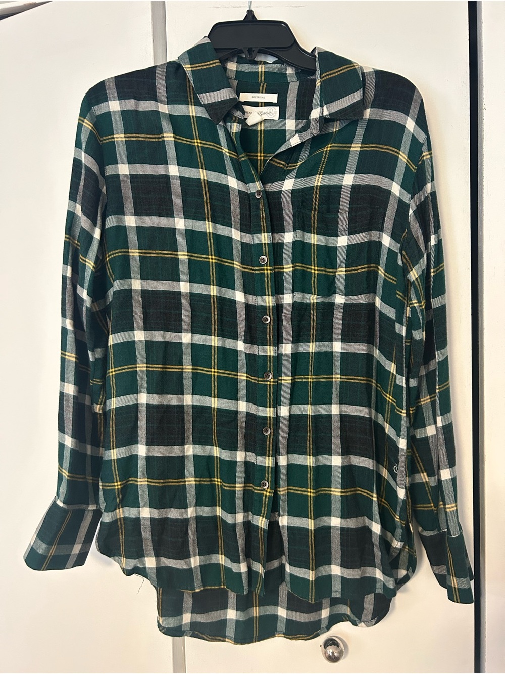 Treasure & Bond plaid boyfriend shirt